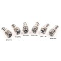 1 set of gx12-2 / 3 / 4 / 5 / 6 / 7-pin male and female 12mm diameter wire panel connector aviation round connector plug. 