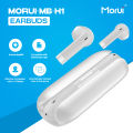 Morui Airpods (MB-H1) - Earbuds - Wireless Ear buds - Gaming earbuds With ENC Noise Cancellation For Clear Sound - Bluetooth Airbuds - TWS Bluetooth headphones With Dual Mic - Earpods - 3 Months Warranty.. 