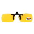 Clip-on Polarized Day Night Vision Flip-up Lens Driving Glasses Sunglasses. 