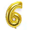 NUMBER FOIL BALLOON IN GOLDEN COLOR ( 16 INCH ). 
