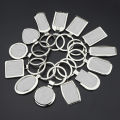 Metal Keychain Blank Keychain Stainless Steel Keyplate DIY Metal Keychain Sunlight Super Store. 
