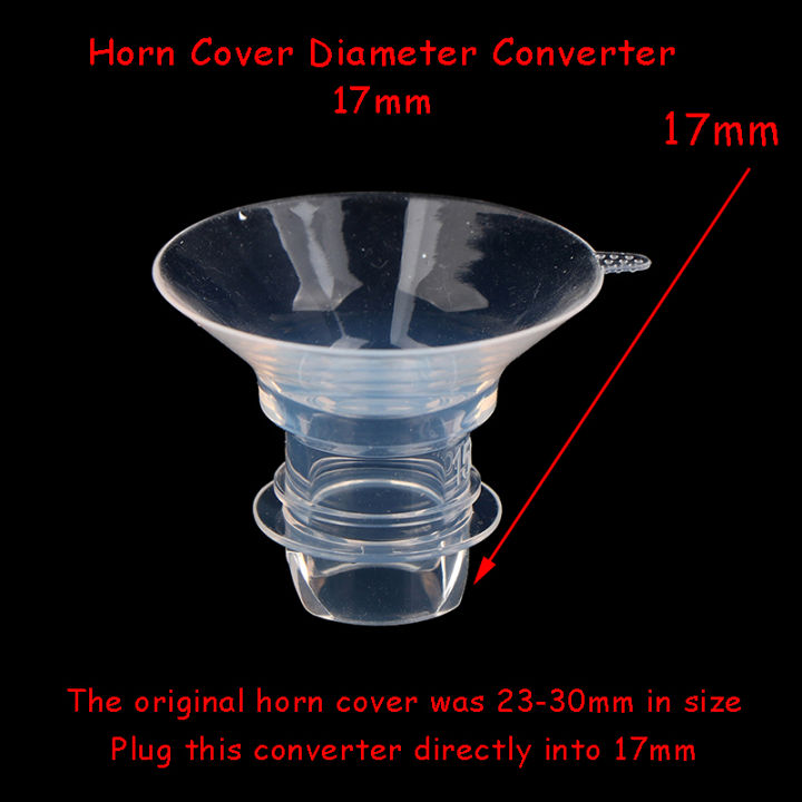 Silicone Insert Breast Shield Flange Inserts Converter 15mm 17mm 19mm 21mm for Collection Cup Wearable Breast Pump Accessories Replacement Parts