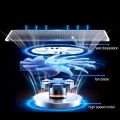 Laptop Cooling Pad Dual Fan With RGB Lights - Cooling Stand 8 Fan With 7 Gear To Adjust Height - For Upto 20" Laptops - USB Powered Connection. 