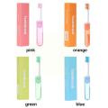 Travel Folding Toothbrush Care Cleaning Tool Carbon Fiber Mini Tongue Soft Toothbrush Cleaning Portable Q4W1. 