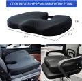 Car Seat Cushions High-Density Pad for Car Driver Seat Office Chair Coccyx Support Hip, Nerve, Sciatica, Sacrum Back Pain Relief Memory Foam Seat Cushion. 