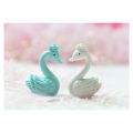 2 Pcs/pack Cartoon School Stationery Eraser Mini Adroable Animal Swan Couple Rubber Pencil Erasers Students Gifts. 