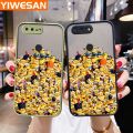 YIWESAN For Oneplus 5T Case Cartoon Cute Yellow Thin Frosted Transparent Cover Lens Camera Protect Edge Full Cover Casing Hard Cases. 