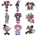 The Amazing Digital Circus Enamel Pin Cartoon Figure Pomni Jax Ragatha Metal Badge Brooch Jacket Jeans Lapel Pin Jewelry Gifts. 