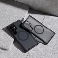 Torras Guardian Magnetic (Magsafe Compatible) Series Phone Case for Samsung Galaxy S24 Ultra – Black. 