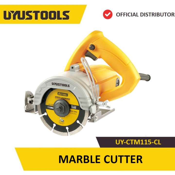 1500W Marble Cutter Blade DIameter 115MM Disc Diameter With 34MM Max Cutting Capacity With Accessories - UYUSTOOLS UY-CTM115-CL