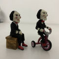 Horror Saw Billy Mini Figure Keychain Movie Pendant Toy Doll Model Halloween Toy Present For Kids 5cm Backpack Pendant. 