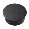 25pcs Lightweight Plastic Hole Plugs 25mm/0.98inch 22.2mm/0.87inch Pipe Insert End Caps Hardwood Black Panel Hole. 