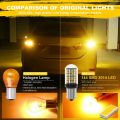 2X 1156 BAU15S LED 3014 144 SMD 7506 1003 1073 Canbus Super Bright Car Brake Reverse Tail Light Bulb High Power. 