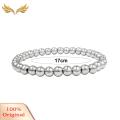 Stylish Golden Beads Bracelet for Men Women Perfect Party Jewelry Daily Outfit Accessory Elastic Bangle Great Gift Idea. 