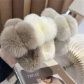 Girls Faux Hair Claw Soft Elegant Women Acrylic Hairpin Winter Plush Hair Clip for Hair Accessories Party Wedding Casual Use. 