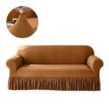 Free Delivery-customize cover Turkish sofa cover for 3 seater, 5 seater , 6 seater and 7 seater sofa cover- All colors. 
