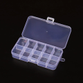 Transparent Storage Container Jewelry Box Clear Plastic Jewelry Organizer Box Earring Storage Organizer Display Case for Beads.. 