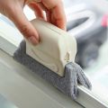 PACK OF 2 Window Groove Cleaning Brush Window Cleaning Brush with Car Vent Cleaning Brush Corner Cleaning Tools for Sliding Door/Tile Lines/Shutter/Car Vents/Air Conditioner/Keyboard - Window Cleaner Brush with Scouring Pad. 