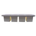 Big Size Ice Cubes Silicone Tray 8 Cavity. 