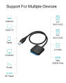 USB 3.0 to Sata 3.5 2.5 Hard Drive Adapter Cable for Samsung Seagate WD HDD SSD. 