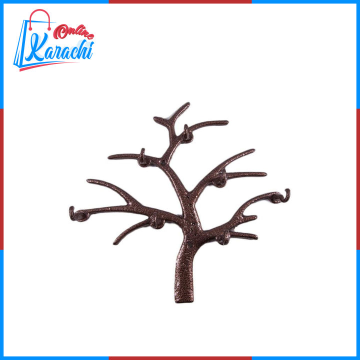 Key Rack Simple Design Tree Online Karachi - Wall decorative Antique Design Tree shaped Key Holder ...