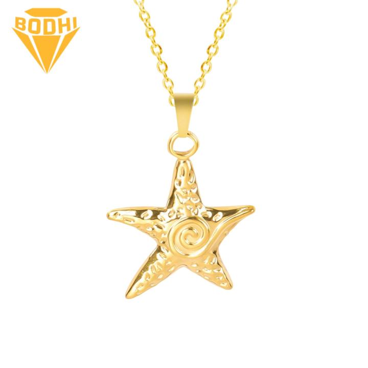 Starfish Necklace Colorful Starfish Pendant Lightweight Stainless Steel Jewelry for Diy Necklace Bracelet Earrings Clothes Diy Bag Pendant