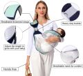 Adjustable Soft Baby Carrier - Strong Material Safety Belt Adapt to Newborn Infant & Toddler - Lightweight 3D Mesh Baby Carrier, Shoulder Straps - Multifunctional Baby Sling Carrier. 