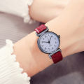 Simple Women Small Round Dial Arabic Numbers Analog Quartz Wrist Watch Gift. 