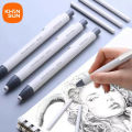 KHINSUN Retractable Press Pencil Eraser Artist Drawing Sketch Rubber for Kids School Student Eraser Pen With Refill. 