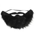 Fake Black Beard False Moustache Elasticated Halloween Party Prom Props. 