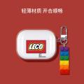 Lego Airpods 3 case with key chain soft transparent airppods 1 2 pro cover. 