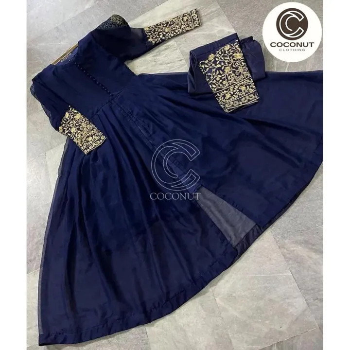 Stylish%20Embroidered%20Chiffon%20Maxi%20with%20Embroided%20Trouser%20Full%20Flair%20(2-Piece)%20Chiffon%20Maxi%20Dresses%20For%20Women%20-%20Image%204