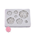 3D Rose Flower Silicone Fondant Chocolate Mould Cake Decoration Sugar Craft Mold. 