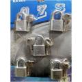 masters key 5 Pcs Lock Set 40Mm. 