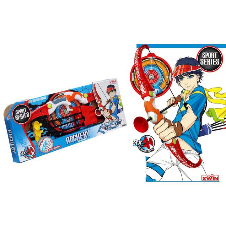Archery Bow Arrow Toy Set with Targets, Indoor and Outdoor Garden Fun Game Target Games for Kids