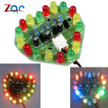 3V-5V Regulated Board 48MM * 51MM Cycle Lamp Suite Breadboard LED Electronic Production DIY Kits Heart Shaped. 