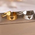 Adjustable Heart Shape Couple Rings Set- Heart Rings For Couples and Girls. 