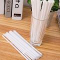WHITE PLASTIC STRAWS HIGH QUALITY DRINKING STRAWS. 