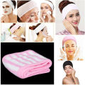 Adjustable Multi-color  Makeup  facial Towel Hair Wrap Facial  Band. 