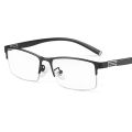 Business glasses frame half-frame myopia glasses frame for men with prescription light and can be equipped with glasses finished glasses myopia glasses. 