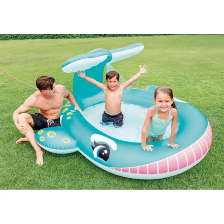 INTEX SWIMMING POOL FISH DESIGN / Kids swimming pool size 79 X 77 X 36 ...