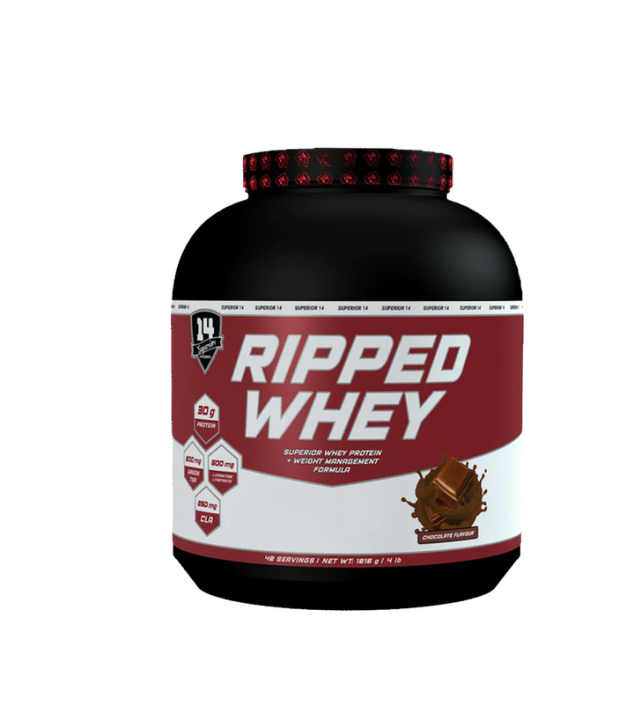 Ripped Whey Protein By Superior 14 - 4 LBS