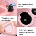 Three-Wheel Abdominal Exerciser – High-Quality Core Workout Equipment for Home Use. 