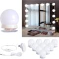 Super Bright Mirror Studio Glow 3 Mode Vanity Led Bulb White, Off White & Yellow With 10 Bulbs. 
