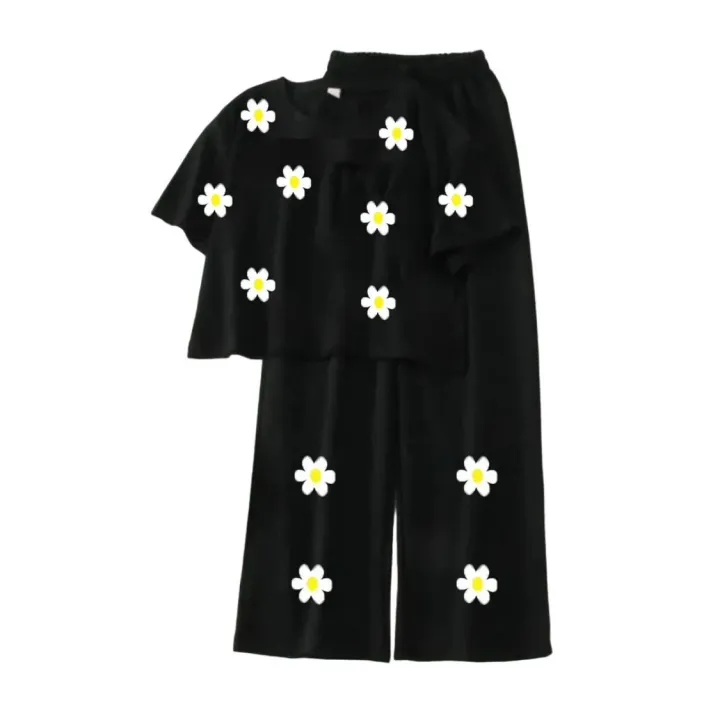 Not-Just-Nighty%20Cotton%20Jersey%20Pajama%20Set%20for%20Women%20S%E2%80%93XL%20&%20Girls%207%E2%80%9314%20Years%20%7C%20Sunflower%20Summer%20Sleep,%20Lounge%20&%20Home%20Wear%20-%20Image%206