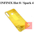 Hot 8 / Spark 4 Back Protector Gold Sheet 24k For Infinix Hot 8 / Spark 4. 