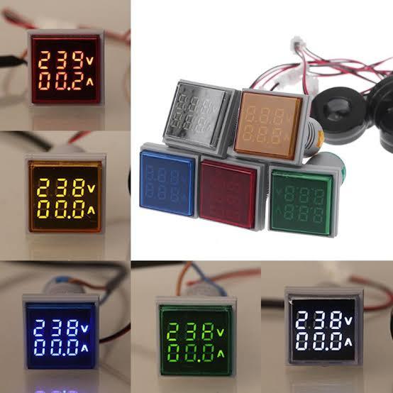 Square%20Digital%20AC%20Voltmeter%20Ammeter%2050-600V%20100A%2022mm%20LED%20Current%20Indicator%20Voltage%20Meter%20Mini%20Volt%20Amp%20Tester%20Panel%20-%20Image%202