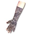 High Quality Reusable Mehndi Practice Hands For Henna Practice - 2 Bridal  Hands  With Free Scrubs (  right Hand left and back back Side ). 