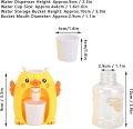 Mini Water Dispenser Baby Toy Funny Little Cute Animals Drinking Water Dispenser Kitchen Toys For Kids. 