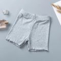 Pack of 3 100% Cotton Girls Safety Pants Top Quality Kids Short Pants Underwear Children Summer Cute Shorts Underpants For 3-10 Years Old. 
